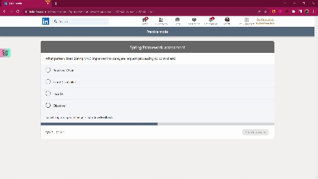 online text assistant for linkedin skill assessments extract text example